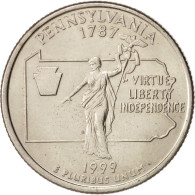 Monnaie, États-Unis, Quarter, 1999, U.S. Mint, Denver, SUP+, Copper-Nickel Clad - 1999-2009: State Quarters