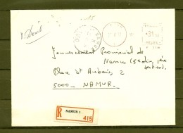 Brief Van Namur Naar Namur - 1960-1979