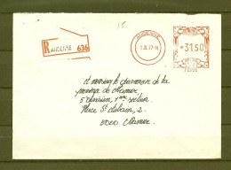 Brief Van Andenne Naar Namur - 1960-79