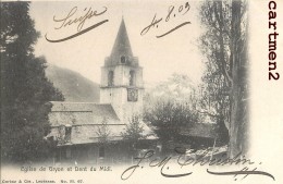 EGLISE DE GRYON ET DENT DU MIDI EN 1900 CANTON DE VAUD SUISSE CORBAZ § COMPAGNIE LAUSANNE - Gryon