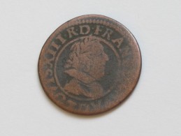 Double Tournois  à Identifier - LOUIS XIII ? -1629 ?  ***** EN ACHAT IMMEDIAT ***** - 1610-1643 Luigi XIII Il Giusto