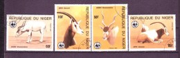 Niger 1985 Animals WWF 4v CTO - Usados