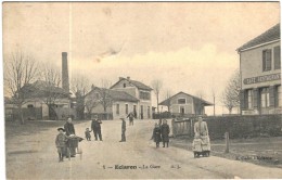 CARTE POSTALE ANCIENNE D´ECLARON -  La Gare - Eclaron Braucourt Sainte Liviere