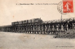 NOYELLES Sur MER  -  Le Pont De Noyelles Sur La Somme ( Timbre Taxe Au Verso) - Noyelles-sur-Mer