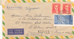 BRESIL ENVELOPPE DE SAO PAULO POUR LE BLANC MESNIL DU 14 JUIN 1961 - Cartas & Documentos