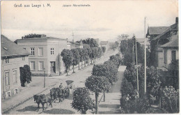 Gruß Aus LAAGE In Mecklenburg Johann Albrecht Straße Pferde Wagen 28.7.1918 Gelaufen - Güstrow