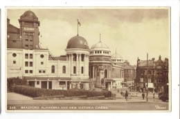 36791 ( 2 Scans ) Bradford Alhambra And New Victria Chinema - 1950 - Bradford