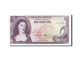 Billet, Colombie, 2 Pesos Oro, 1972-1973, 1977-07-20, KM:413b, SPL - Colombie