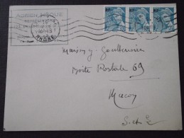 LYON (Rhône) - Enveloppe/carton Timbrée - Pour MACON (Saône-et-Loire) - 15 Mars 1945 - A Voir § - Sonstige & Ohne Zuordnung