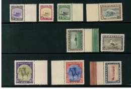 GROENLANDIA - ANNO 1945 - EFFIGIE DI RE CRISTIANO X E VEDUTE - QUALITA' LUSSO NUOVA GOMMA INTEGRA MNH ** - Unused Stamps