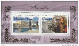 AC - TURKISH BLOCKS STAMP  - DOLMABAHCE PALACE ISTANBUL SOUVENIR SHEET 27 FEBRUARY 2015 - Blocks & Sheetlets