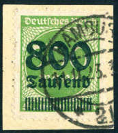 Briefst. 800.000 A. 500 Mk., Tadelloses Bfstk. Mit Sauber Aufgesetztem Stempel HAMBURG 11/11 23. Eine Seltene Marke... - Other & Unclassified