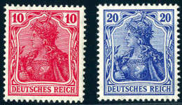 10 Und 20 Pfg., Je Tadellos Postfrisch, Sign. Jäschke-L.BPP.Katalogpreis: 135,- (Michel:... - Other & Unclassified