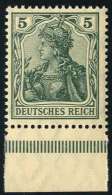 ** 5 Pfg., Tadellos Postfr. Unterrandstück, Sign. Jäschke BPP.Katalogpreis: 180,- (Michel:... - Other & Unclassified