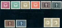 1922/1924, Flugpost, Serie Postfrisch Mit 600 K. Abart Farbfleck.Katalogpreis: 100.- (Michel:... - Other & Unclassified