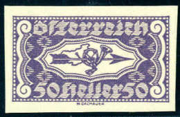 1921, 50 H. Drucksachen-Eilmarke, Postfrisch.Katalogpreis: 300.- (Michel: 417U) - Other & Unclassified