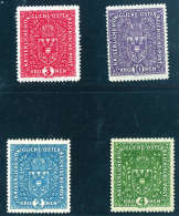 ** 1917, 2-10 Kr., Serie Mit Unterschiedlichen Formaten.Katalogpreis: 730.- (Michel: 204/07) - Other & Unclassified