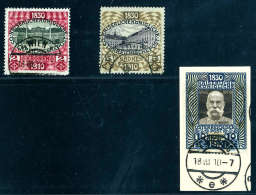 Gest. 1910, 2-10 Kr., Schön Gestempelt, 10 Kr. Auf Briefstück Vom Ersttag. 2 & 5 Kr. Sign.... - Autres & Non Classés