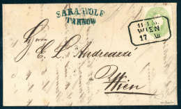 3 Kr. Mit R3 WIEN Auf Kabinett-Ortsbrief (1863) Aus Tarnow, Zwecks Portoersparnis In Wien Aufgegeben. Sign.... - Autres & Non Classés