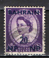 BAHRAIN - 1957 - REGINA ELISABETTA II CON SOVRASTAMPA - VALORI IN NP - USATO - Bahreïn (...-1965)