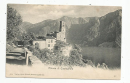 G-I-E , Cp , SUISSE , TESSIN , Chiesa Di CASTAGNOLA , Vierge , Dos Silmple , Union Postale Universelle - Agno