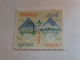 Qatar-1967-60 Anniversaire Du Scoutisme(1907-1967) - Gebraucht