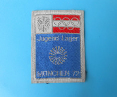 SUMMER OLYMPIC GAMES 1972. MUNICH - Old Rare Patch * Jeux Olympiques Olympia Olympiade Olimpici Olimpiadi * Munchen '72. - Apparel, Souvenirs & Other