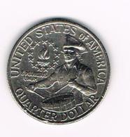 °°°  U.S.A.  WASHINGTON  1/4 DOLLAR  1776/1976   BICENTENNIAL RESERVE - 1932-1998: Washington