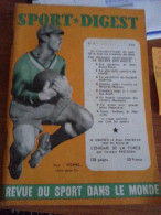 Sport Digest Numéro 7, Juin 1949 - (finales Castres / Mont-de-Marsan, Gaston Reiff, Dupeyron, Gusti, Cocteau) - Deportes