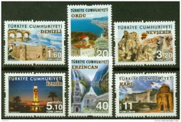 AC - TURKEY STAMP - TOURISM THEME DEFINITIVE POSTAGE STAMPS MNH 22.JULY 2016 - Ungebraucht