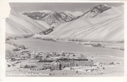 Real Photo - Idaho USA - Sun Valley From Penny Mountain - Damaged Corner - 2 Scans - Other & Unclassified