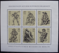 MiNr. 2347 - 2352 Deutschland Deutsche Demokratische Republik 1978, 25. Juli. Kupferstichkabinett Der Staatlichen Museen - 1971-1980