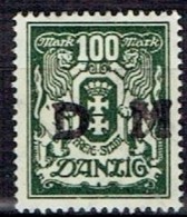 GERMANY # DANZIG OFFICIAL FROM 1923 - Servizio