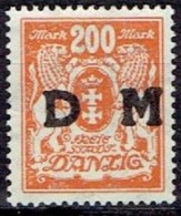 GERMANY # DANZIG OFFICIAL FROM 1923 - Servizio