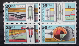 MiNr. 2557 - 2560 Deutschland Deutsche Demokratische Republik 1980, 11. Nov. Geophysik.  Grünewald; Odr. (25 Zd); Gez. K - 1971-1980