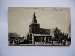 BELGIQUE - HAELEN - L'église Après Le Bombardement - Guerre 1914-1916 - Halen