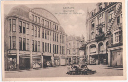 Alter Markt Mit Schmied Von SOLINGEN Belebt Kaufhaus Geschäft Otto Pape 6.6.1944 Gelaufen - Solingen