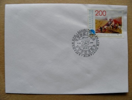 Fdc Cover From Kazakhstan 2006 Turkistan-sibir Railway Train Transport Landscape Horses - Kazachstan