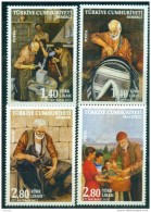 AC - TURKEY STAMP - OCCUPATIONS SINKING INTO OBLIVION MNH BLACKSMITH, PACK SADDLE, SHOE REPAIRER 3 SEPTEMBER 2015 - Neufs