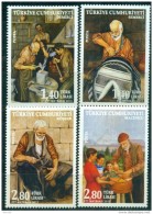 AC - TURKEY STAMP - OCCUPATIONS SINKING INTO OBLIVION MNH BLACKSMITH, PACK SADDLE, SHOE REPAIRER 3 SEPTEMBER 2015 - Ungebraucht