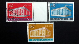 Monaco 929/31 Oo/used, EUROPA/CEPT 1969 - Usados