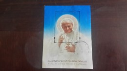 Polska-kanonizacja Papieza Jana Pawla2-(block Stamp-number0119039)-(8)-used - Collections