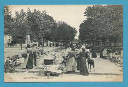 CPA 126 - Métier Marchands Ambulants Le Marché La Mairie ARGENTEUIL 95 - Argenteuil