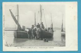 CPA 13 - Métier Marins Pêcheurs - Petites Barques à Crevettes ETAPLES 62 - Etaples