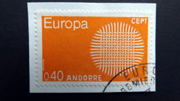 Andorra Franz. 222 Oo/used, EUROPA/CEPT 1970 - Usados