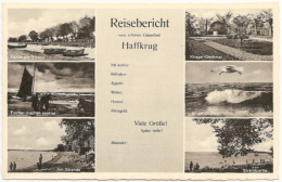 Scharbeutz Haffkrug - S/w Mehrbildkarte 2   Schreibfaulenkarte - Scharbeutz