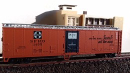 SCALA N - USA - ATLAS - CARRO FRIGORIFERO 50' - REFEER CAR  - SANTA FE - Goods Waggons (wagons)