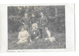 VILLEMOISSON SUR ORGE (91) Carte Photo Groupe De Personnages Gros Plan - Other & Unclassified