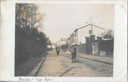 MEUDON (92) Carte Photo Rue Animation - Meudon