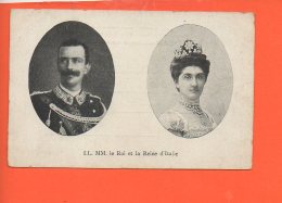 Famille Royale - Le Roi Et La Reine D'Italie - Königshäuser